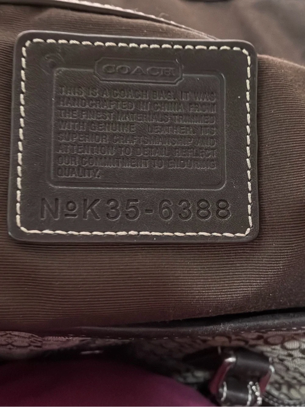 Vintage Coach SoHo Signature Flap Satchel
